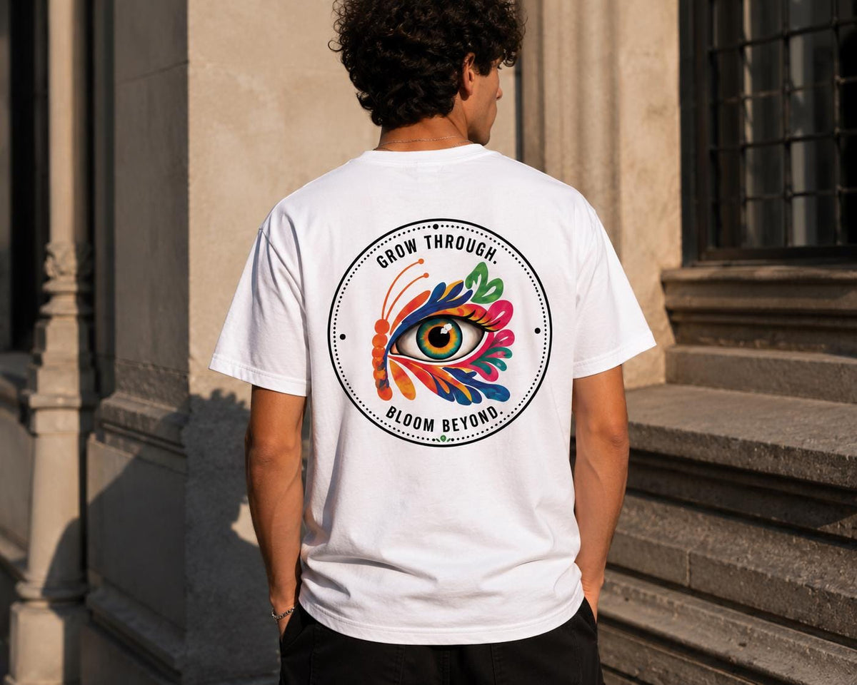 Moon Energy Butterfly Shirt, Celestial Lunar Graphic Tee - photo 2