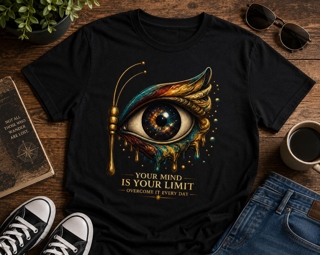 Galaxy Eye Tee Cosmic Graphic Tee Celestial Aesthetic - photo 8