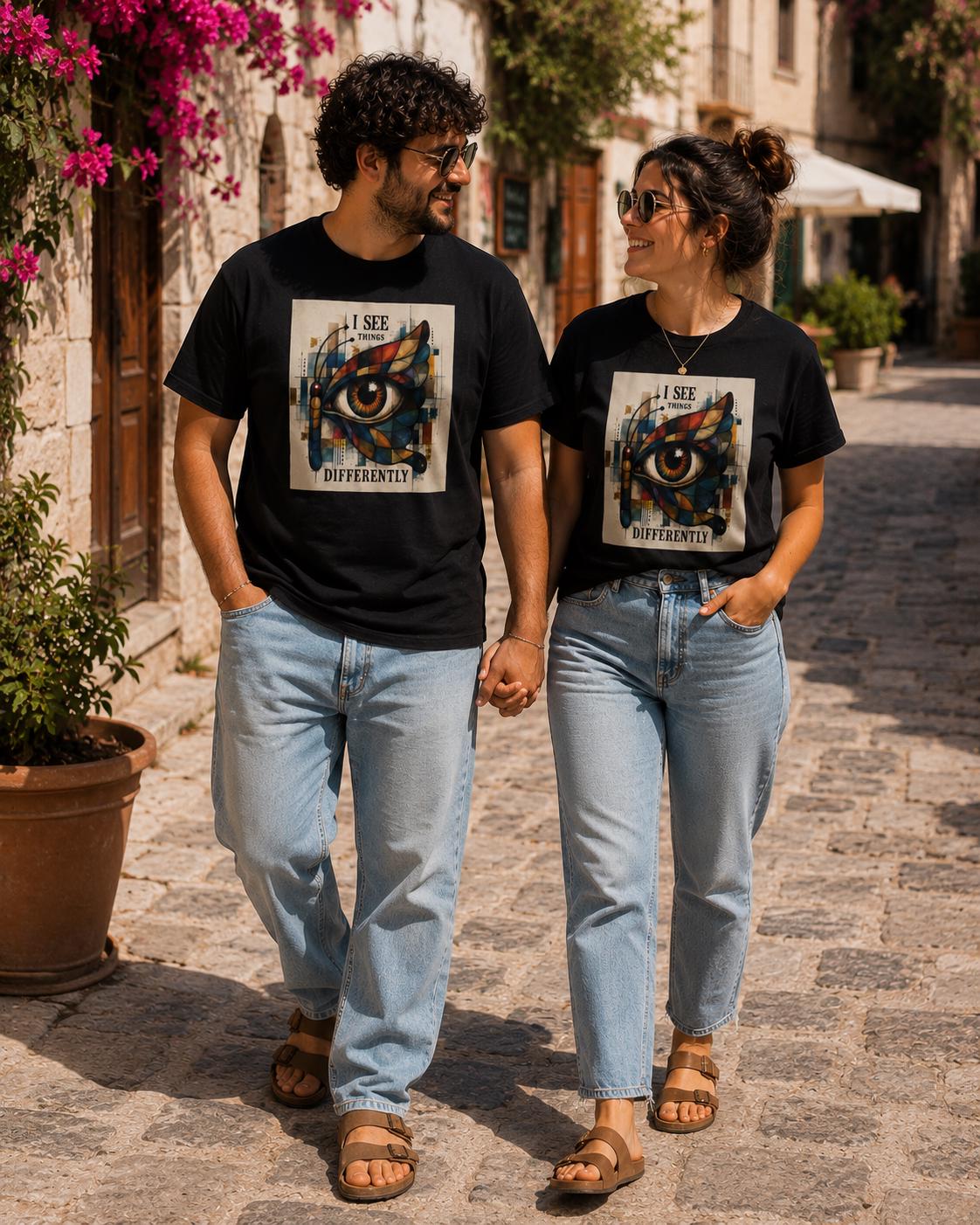 Visionary Butterfly Shirt Mystical Boho Graphic Tee gildan - photo 4