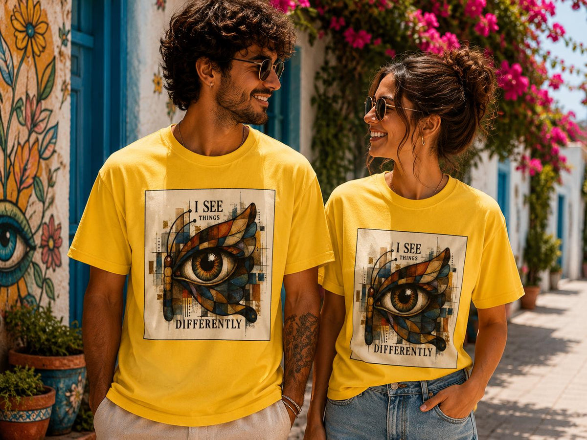 Visionary Butterfly Shirt Mystical Boho Graphic Tee gildan - photo 5