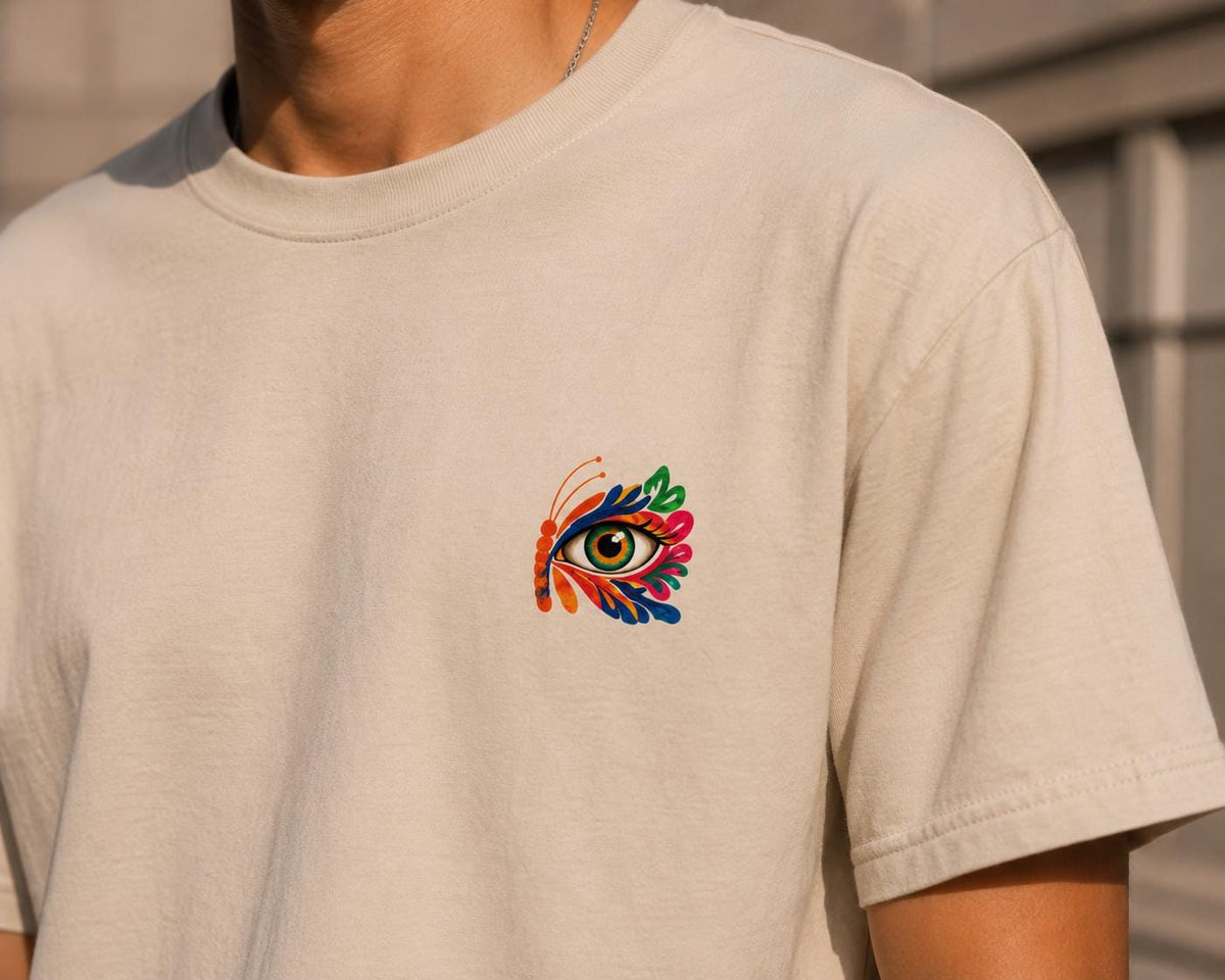 Moon Energy Butterfly Shirt, Celestial Lunar Graphic Tee - photo 3
