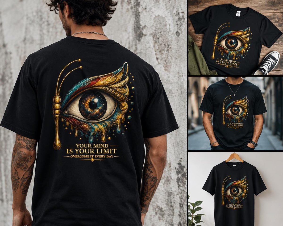 Galaxy Eye Tee Cosmic Graphic Tee Celestial Aesthetic - photo 5