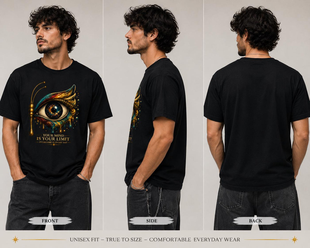 Galaxy Eye Tee Cosmic Graphic Tee Celestial Aesthetic - photo 4