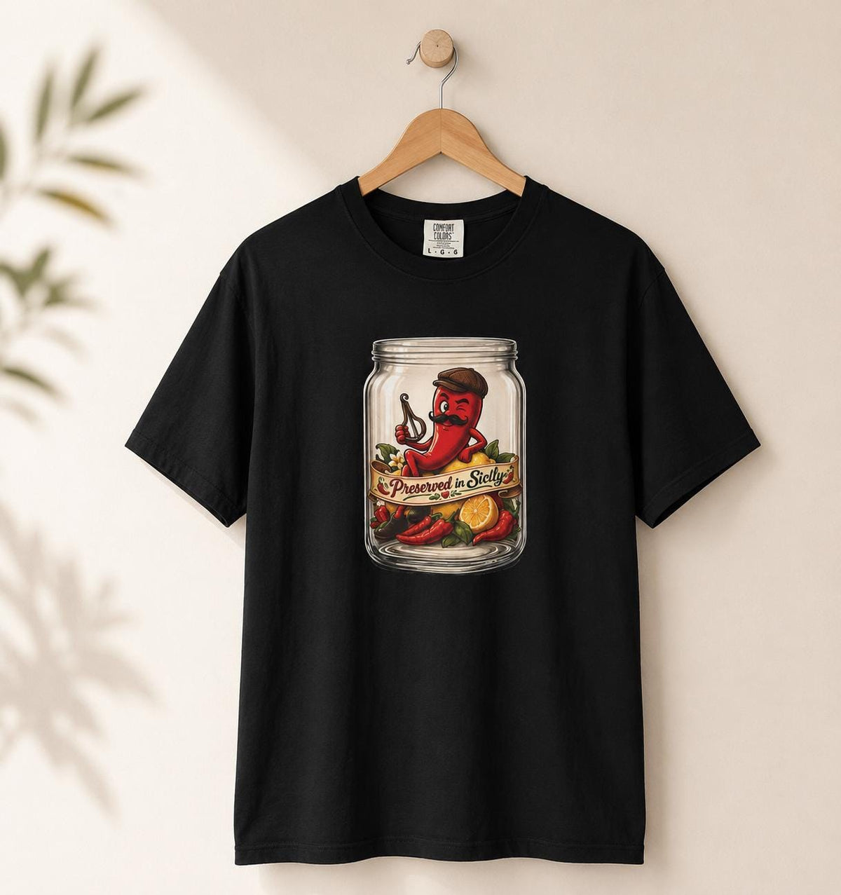 Preserved in Sicily Shirt, Chili Pepper Funny Tee, Sicilian - photo 10