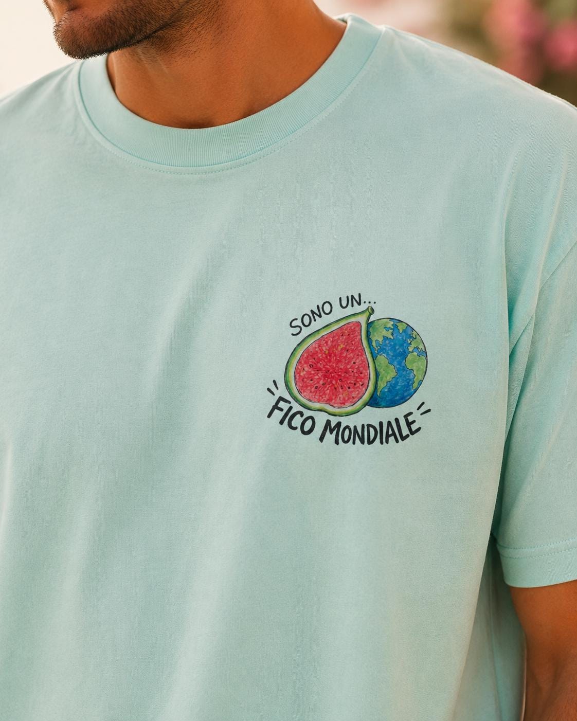 Fico Mondiale Italian Slang Shirt, Funny Italian Wordplay - photo 1