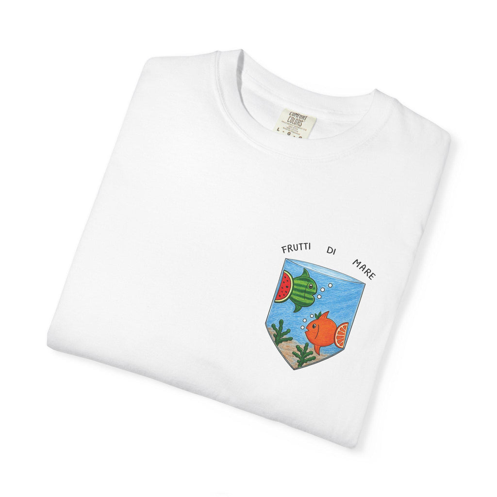 Frutti di Mare Shirt, Fruit Fish Pocket Tee, Watermelon - photo 6