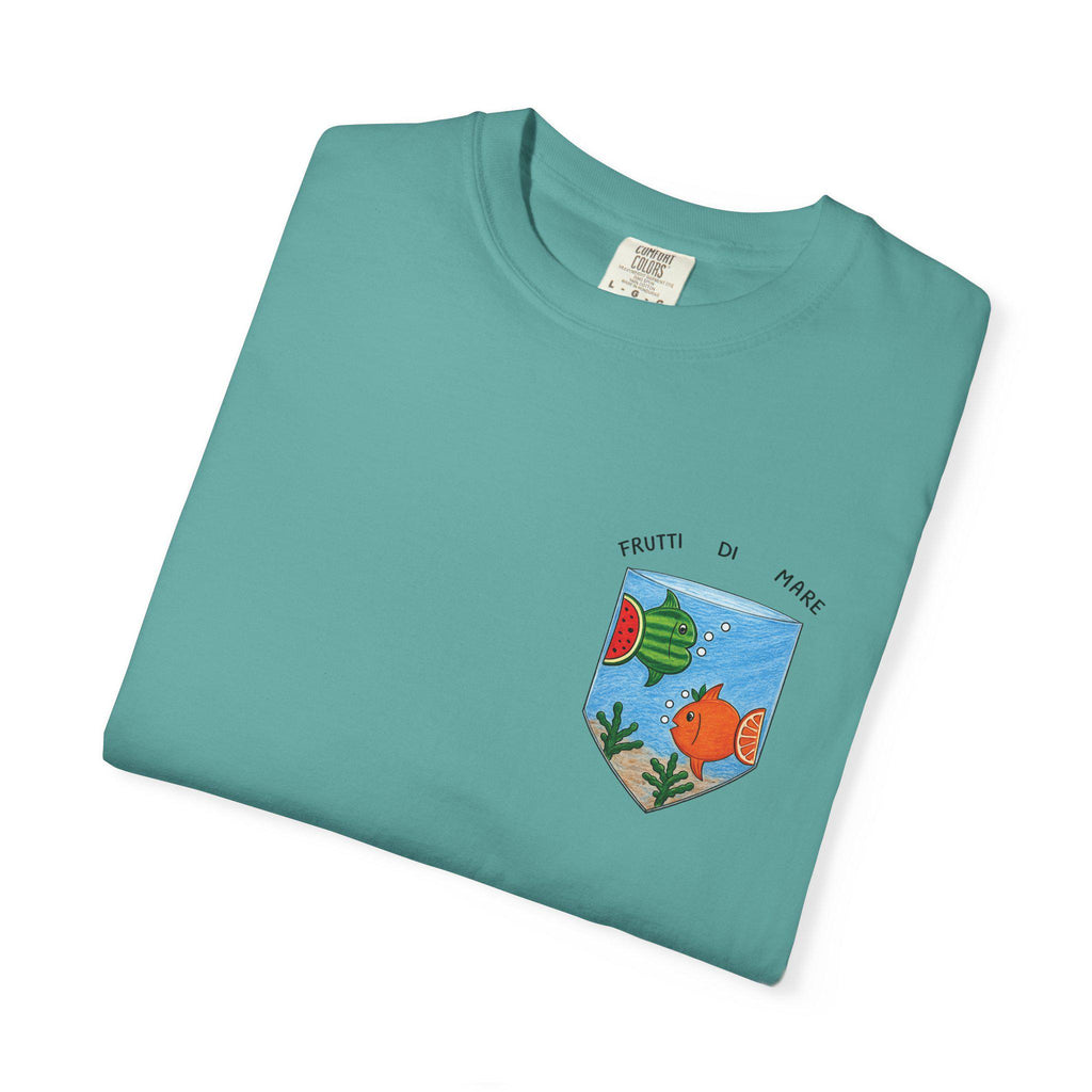 Frutti di Mare Shirt, Fruit Fish Pocket Tee, Watermelon - photo 9