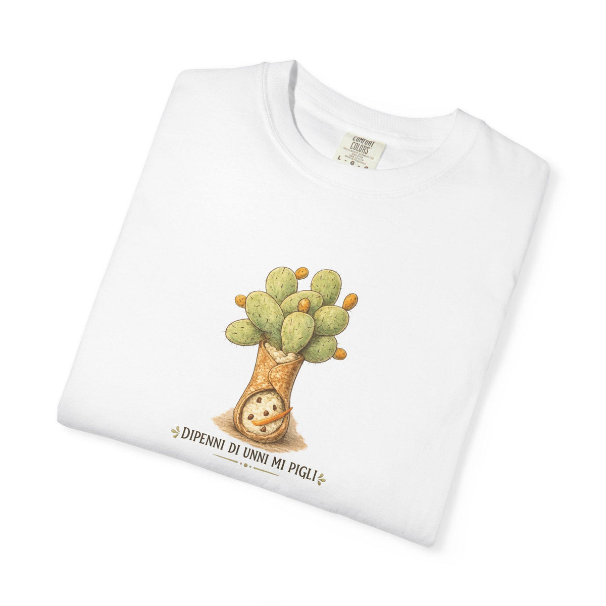 Funny Sicily T-Shirt, Sicilian Dialect Tee, Cannolindia - photo 1