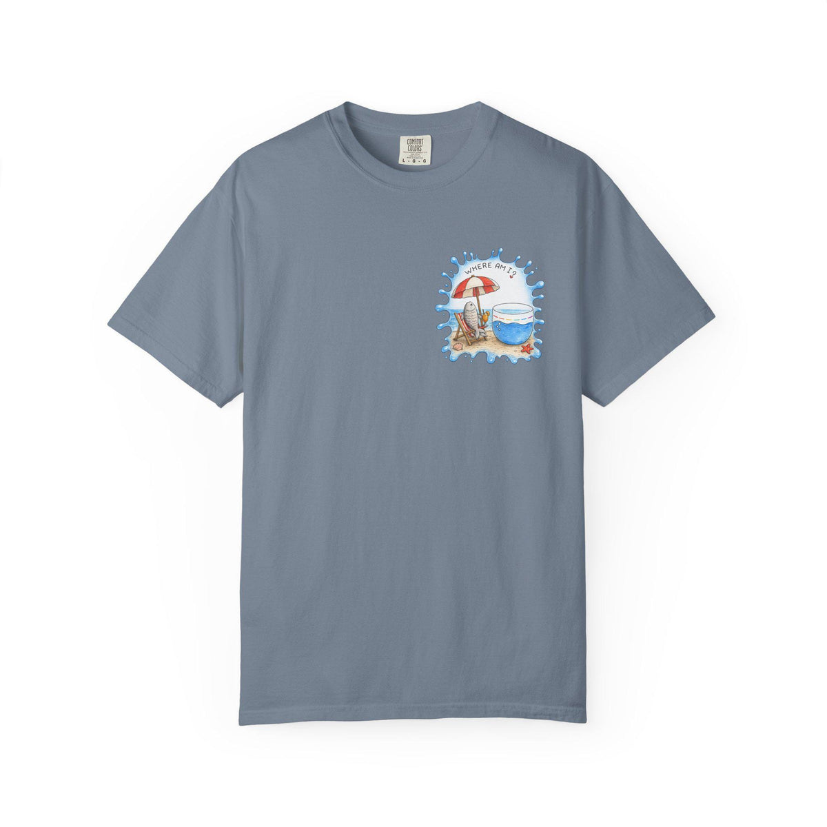 Fish Out of Water Shirt, Funny Beach Fish Graphic Tee, ADHD - photo 8