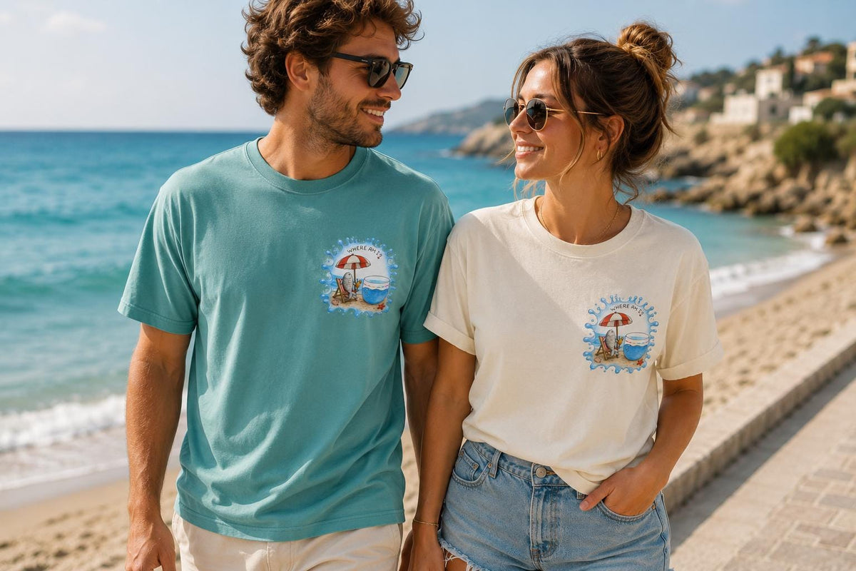 Fish Out of Water Shirt, Funny Beach Fish Graphic Tee, ADHD - photo 4