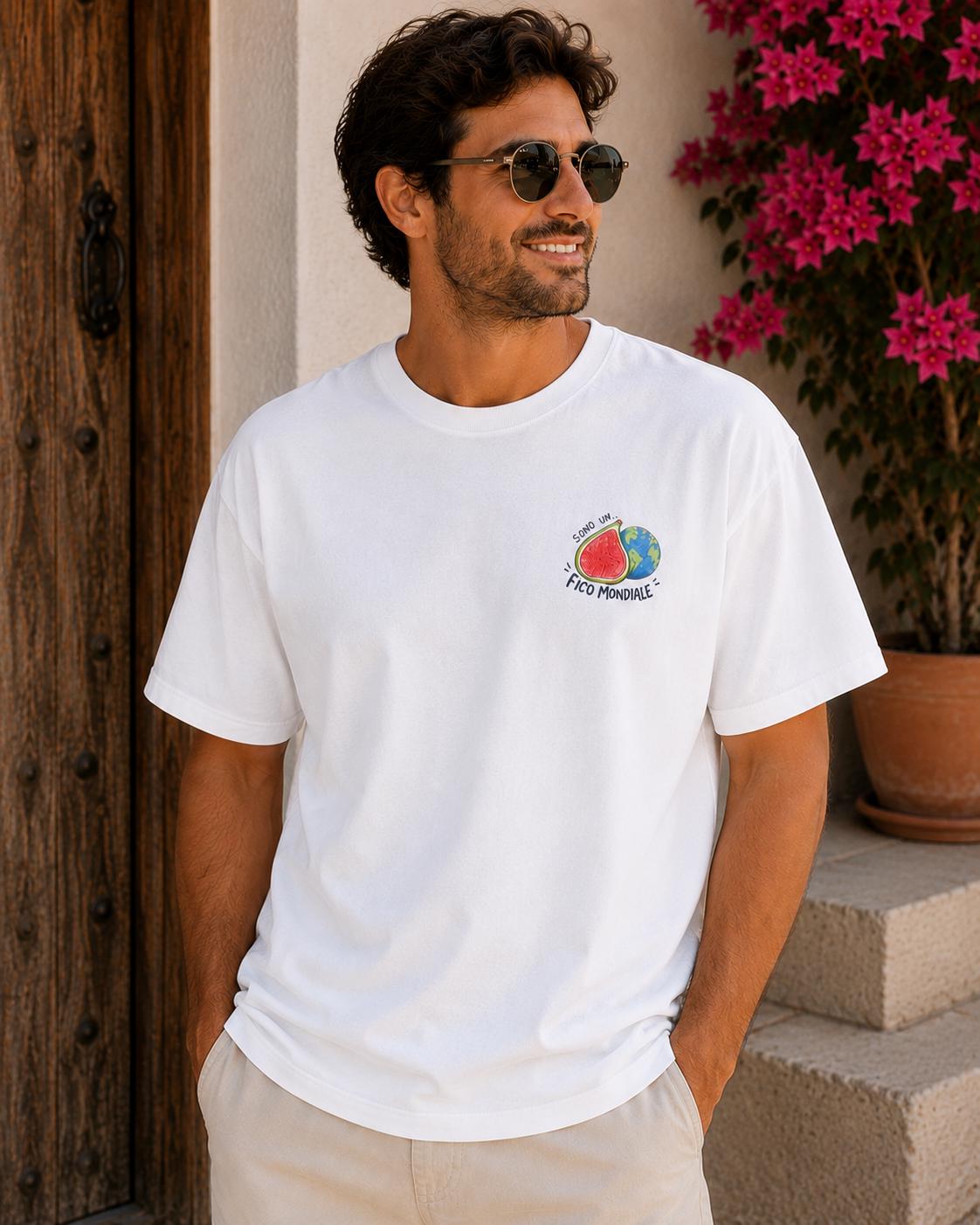 Fico Mondiale Italian Slang Shirt, Funny Italian Wordplay - photo 3