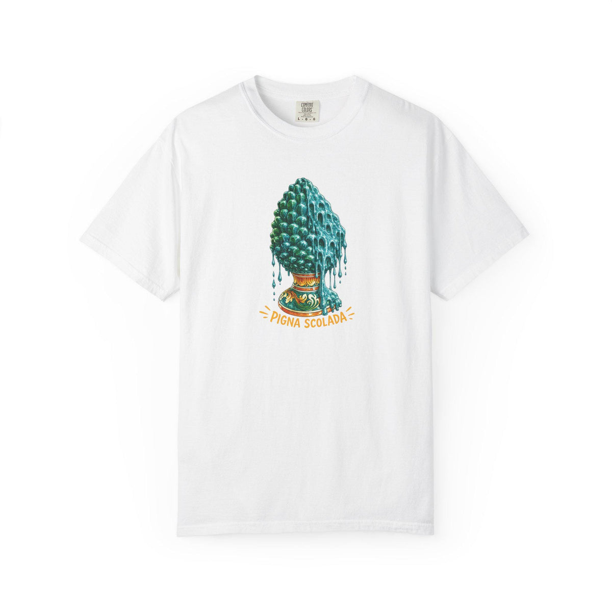 Funny Sicilian Shirt, Pigna Scolada Tee, Caltagirone Gift - photo 3