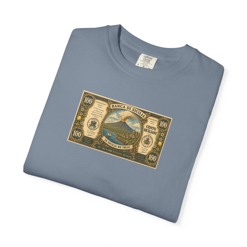 Mount Etna Shirt, Sicilian Pride Tee, Banca di Sicilia 100 - photo 8