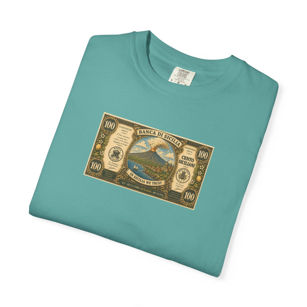 Mount Etna Shirt, Sicilian Pride Tee, Banca di Sicilia 100 - photo 10