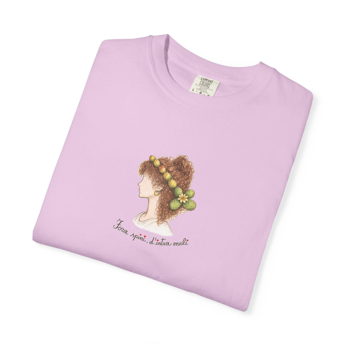 Prickly Pear Shirt, Sicilian Woman Portrait Tee, Fico - photo 4
