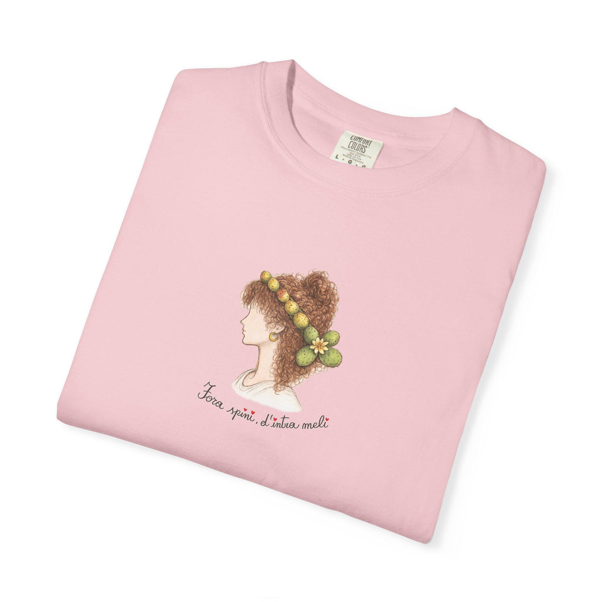 Prickly Pear Shirt, Sicilian Woman Portrait Tee, Fico - photo 5