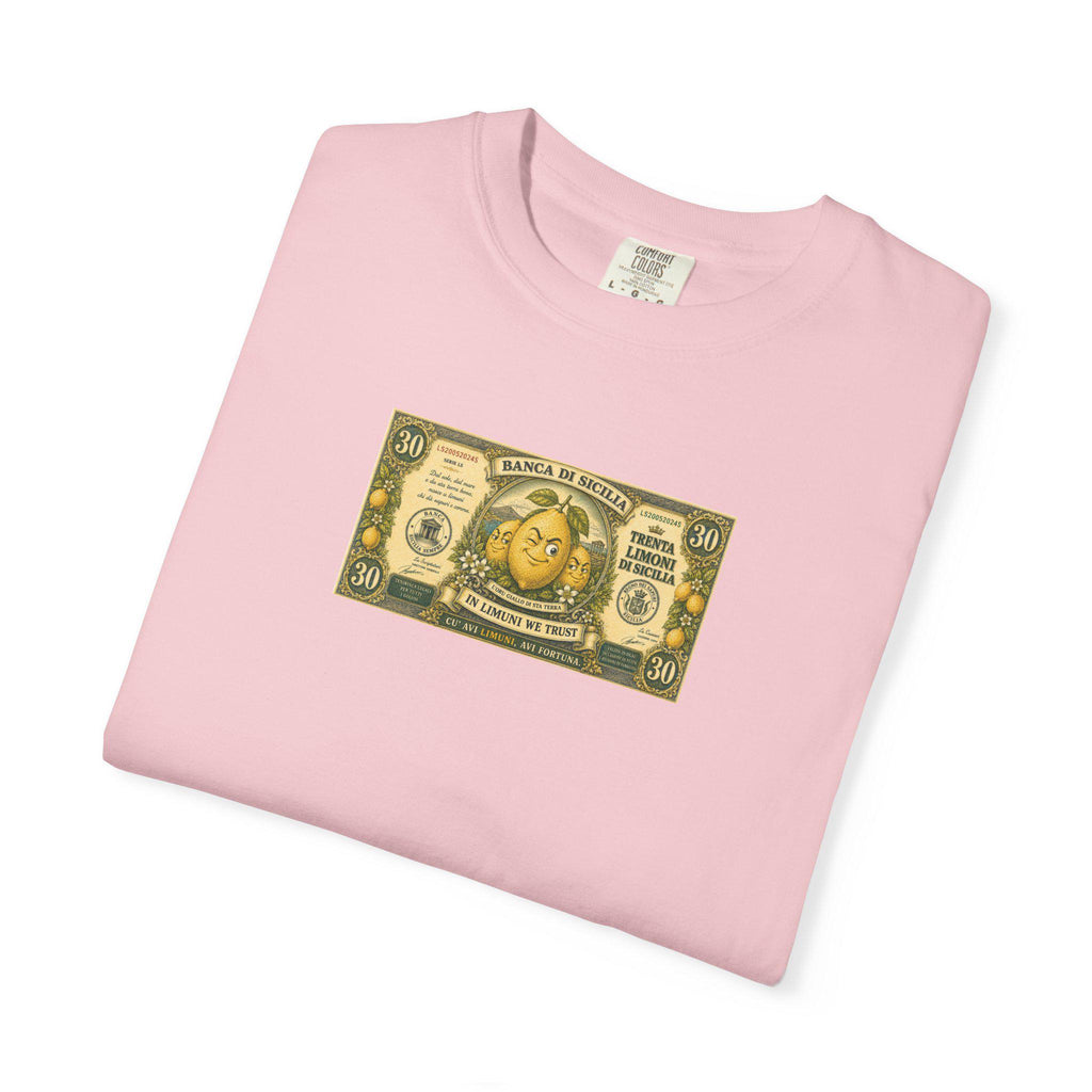 Sicilian Lemon Shirt, Funny Money Tee, Fake Banknote Foodie - photo 8