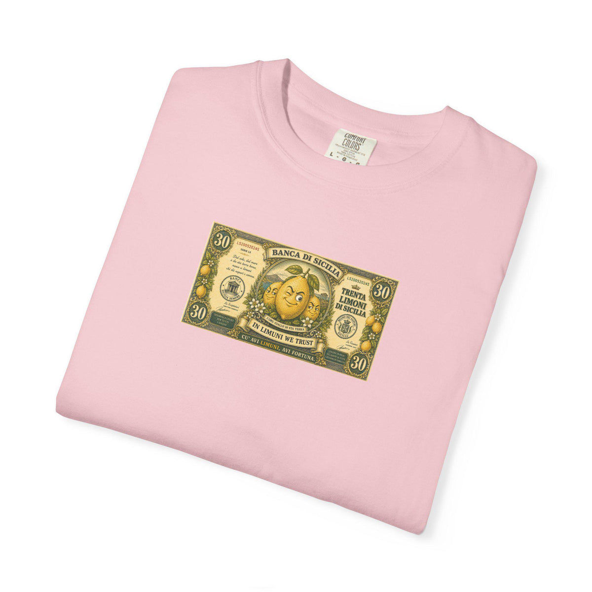 Sicilian Lemon Shirt, Funny Money Tee, Fake Banknote Foodie - photo 8