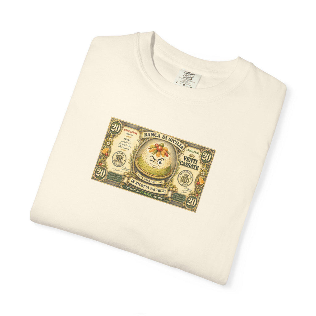 Cassata T-Shirt, Sicilian Banknote Tee, Venti Cassate - photo 3