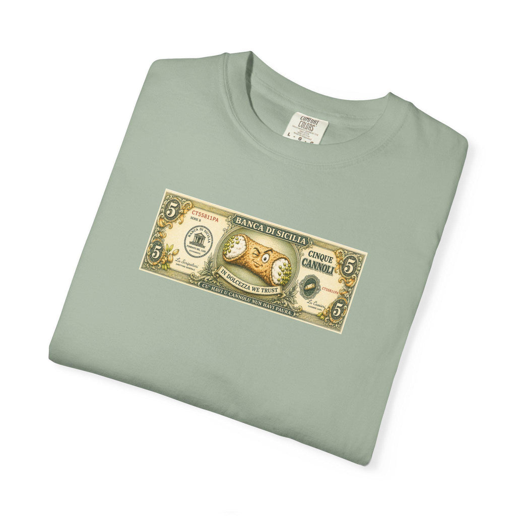Cannoli Shirt, Sicilian Dollar Bill Tee, Cinque Cannoli - photo 4