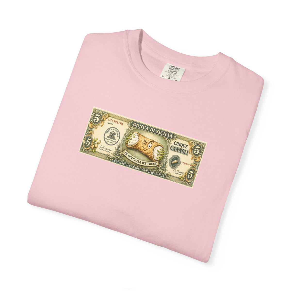 Cannoli Shirt, Sicilian Dollar Bill Tee, Cinque Cannoli - photo 9