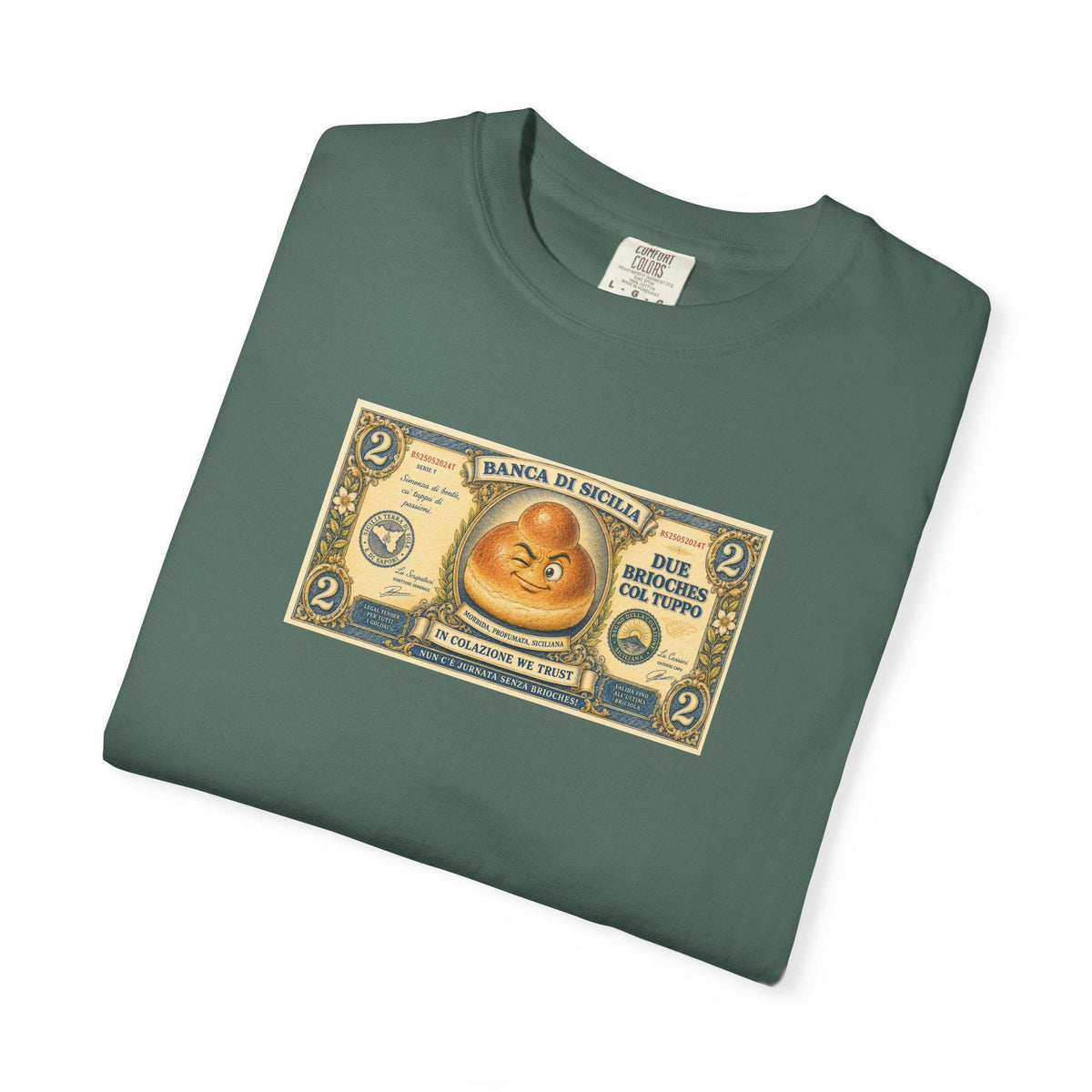 Banca di Sicilia Brioche col Tuppo Shirt, Funny Sicilian - photo 9