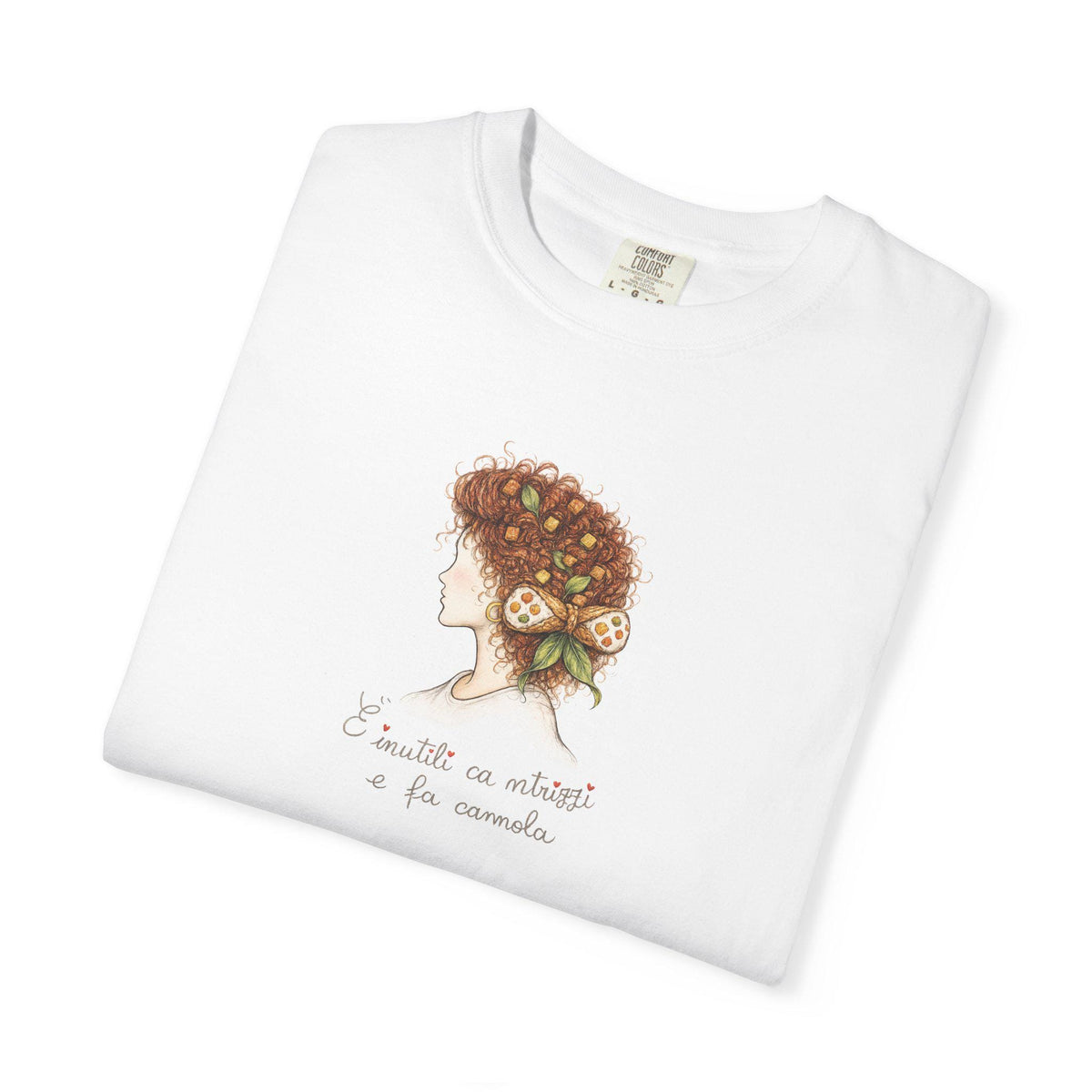 E Inutili Ca Ntrizzi E Fa Cannola, Sicilian Proverb Shirt - photo 2