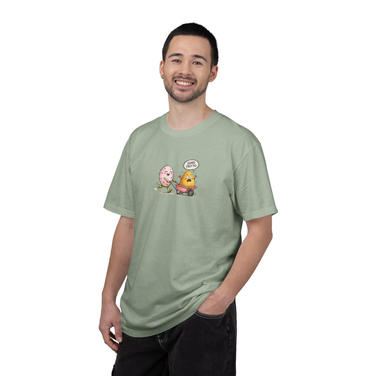 Sono Fritto Funny Sicilian Shirt, Cute Arancino Prickly - photo 2