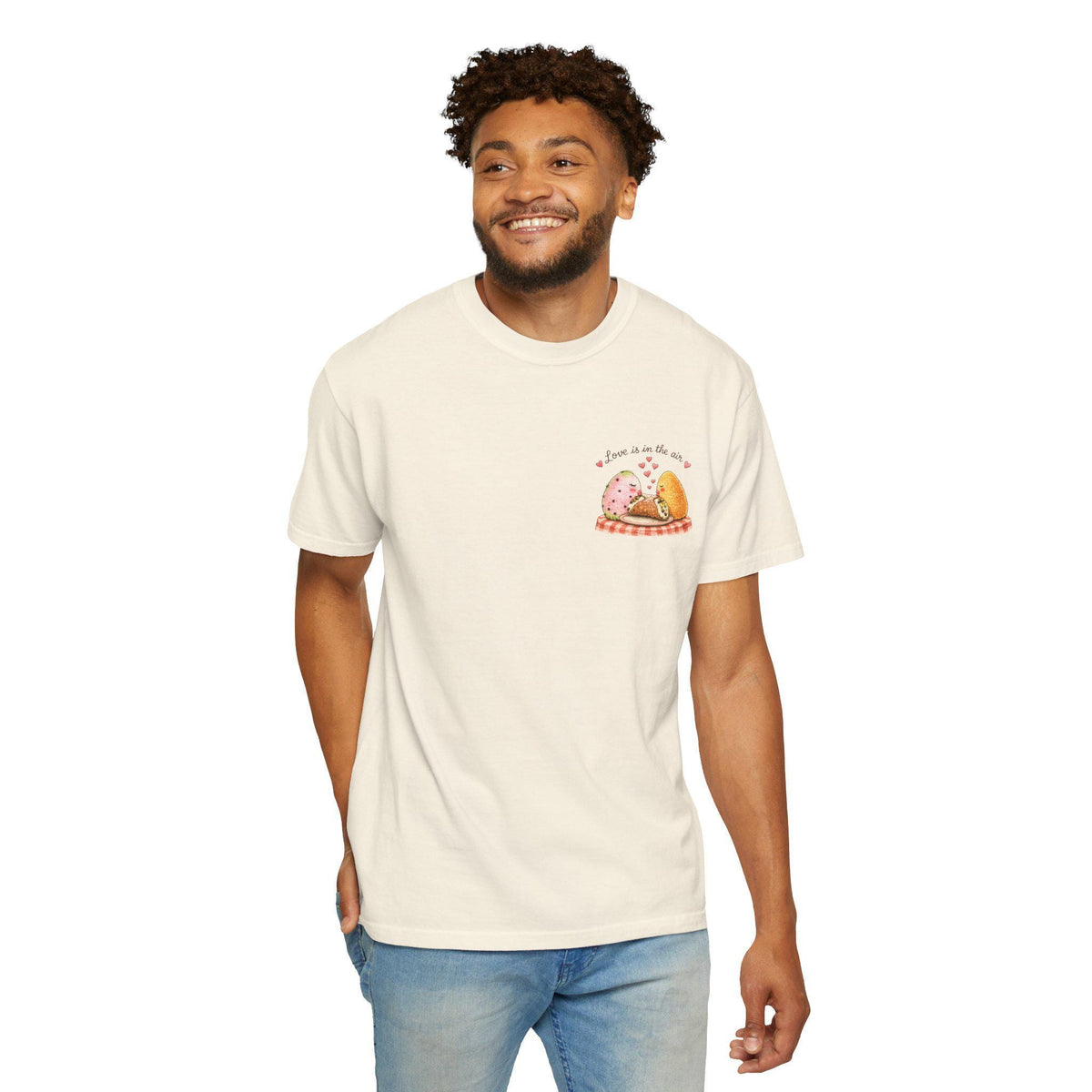 Love is in the Air Pocket Tee, Cute Prickly Pear Couple - photo 4