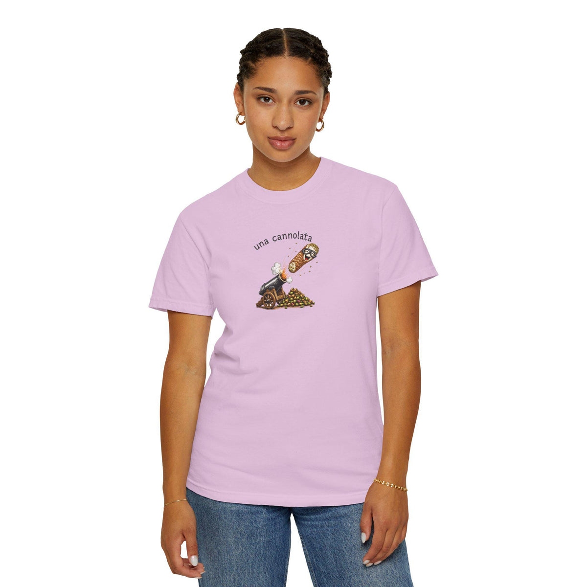 Cannoli Lover Shirt, Funny Sicilian Cannolo Graphic Tee - photo 6