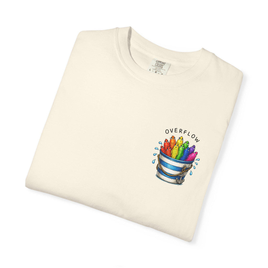 Overflowing Fish Bucket Shirt, Brain Overflow Tee, ADHD - photo 6