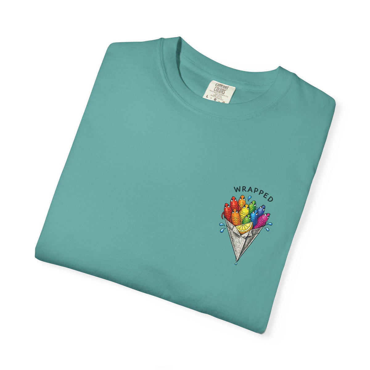 Fish Bouquet Wrapped Shirt, Cozy Introvert Tee, Do Not - photo 7