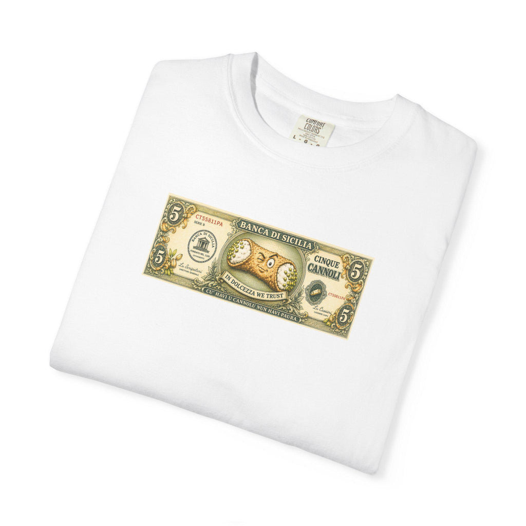 Cannoli Shirt, Sicilian Dollar Bill Tee, Cinque Cannoli - photo 2