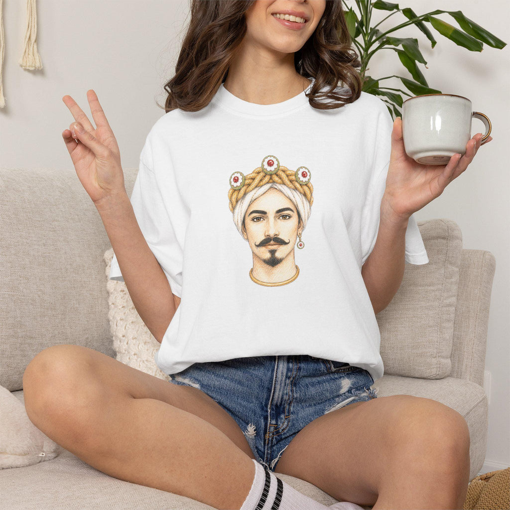 Sicilian Moor Head Shirt, Testa di Moro Tee, Sicily Gift - photo 1