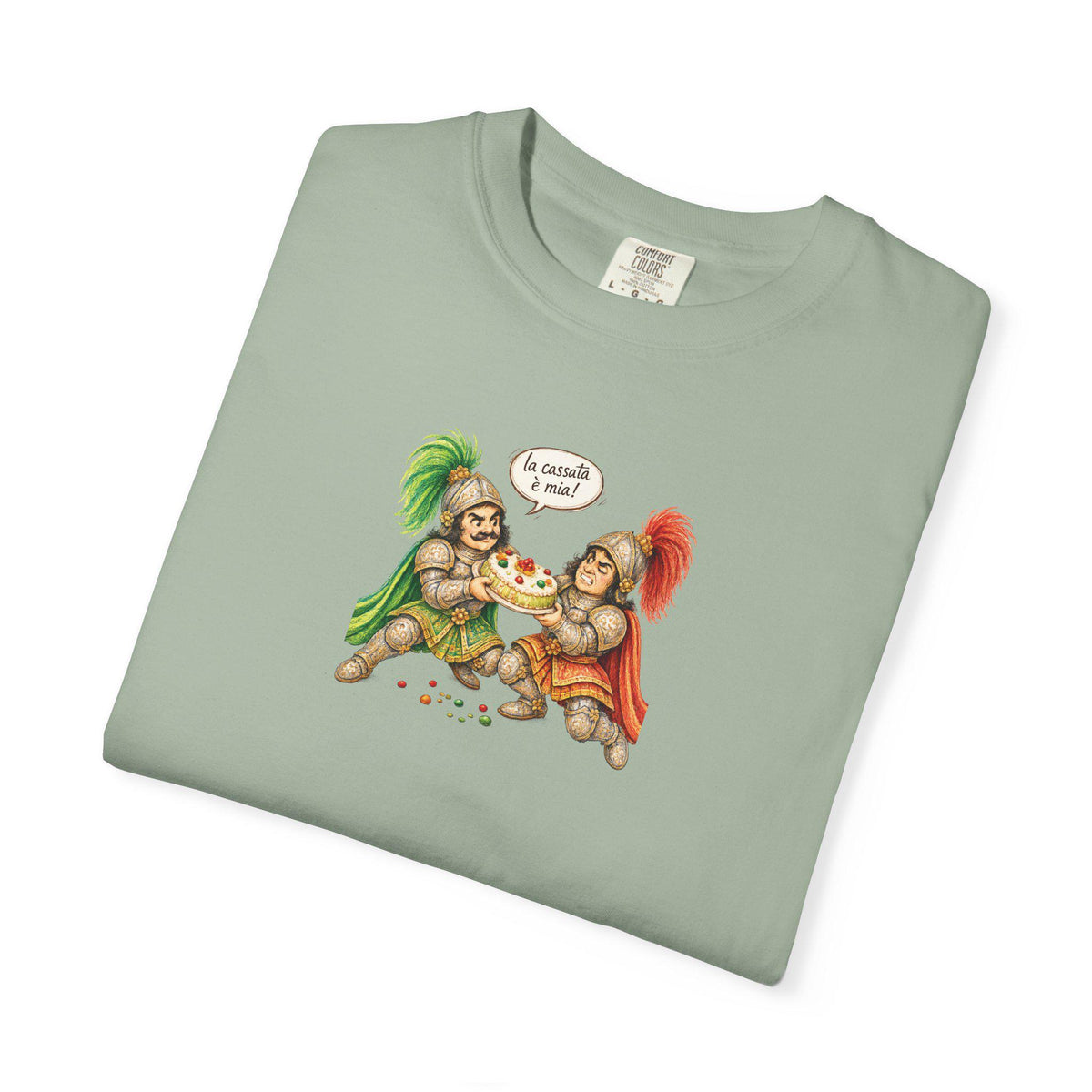 La Cassata è Mia Shirt, Funny Sicilian Puppet Tee, Pupi - photo 4