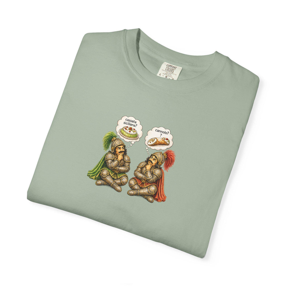 Cannolo or Cassata Shirt, Sicilian Dessert Puppet Tee, Pupi - photo 4