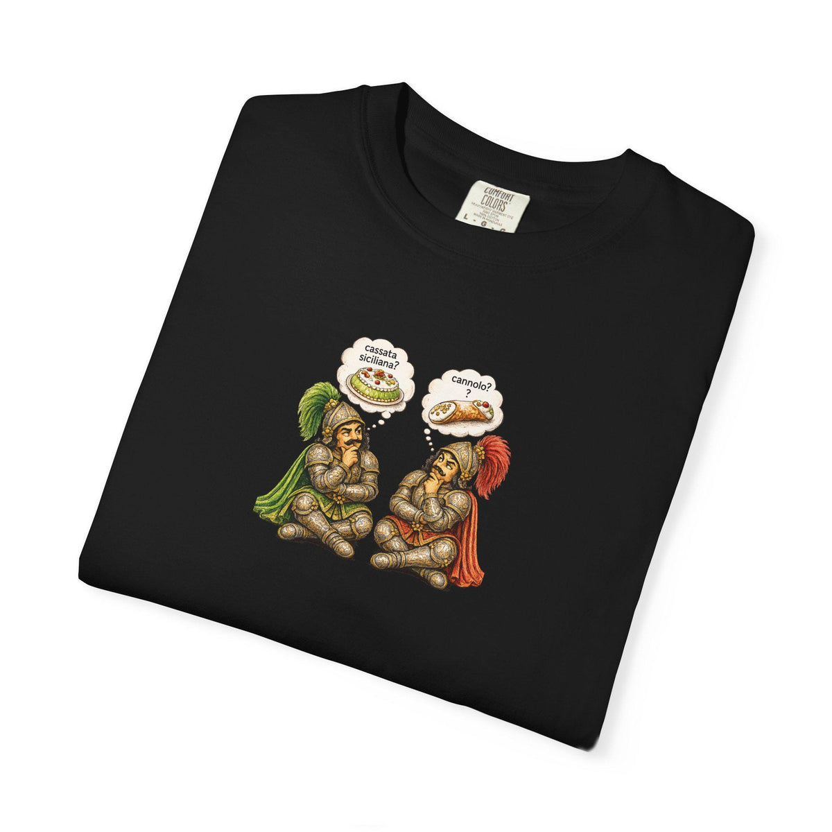 Cannolo or Cassata Shirt, Sicilian Dessert Puppet Tee, Pupi - photo 10