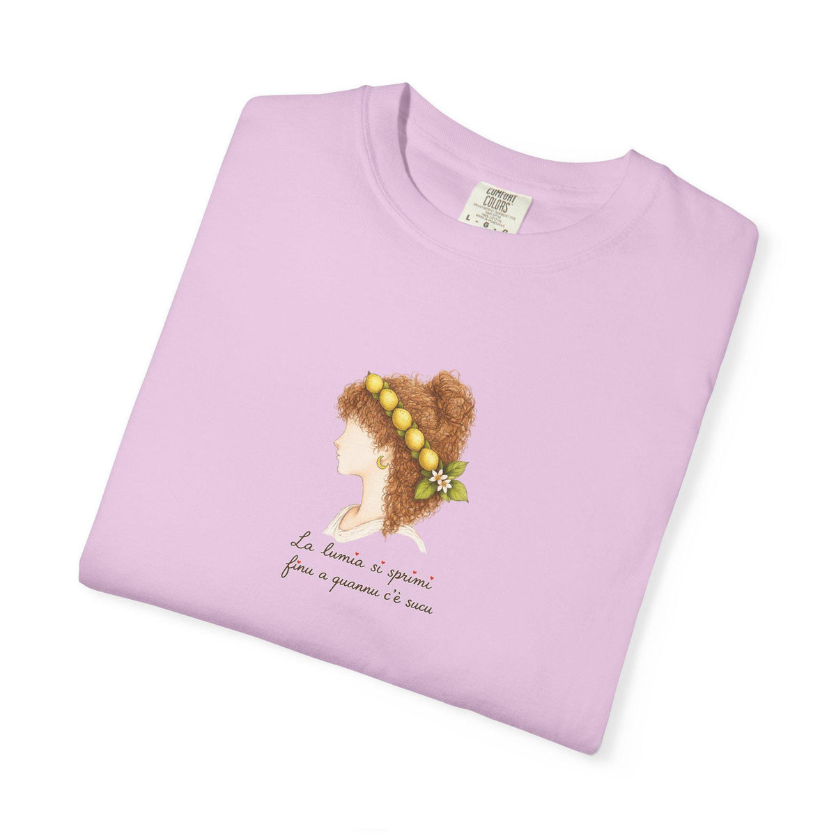 Sicilian Lemon Shirt, Lumia Siciliana Tee, Sicilian Woman - photo 4
