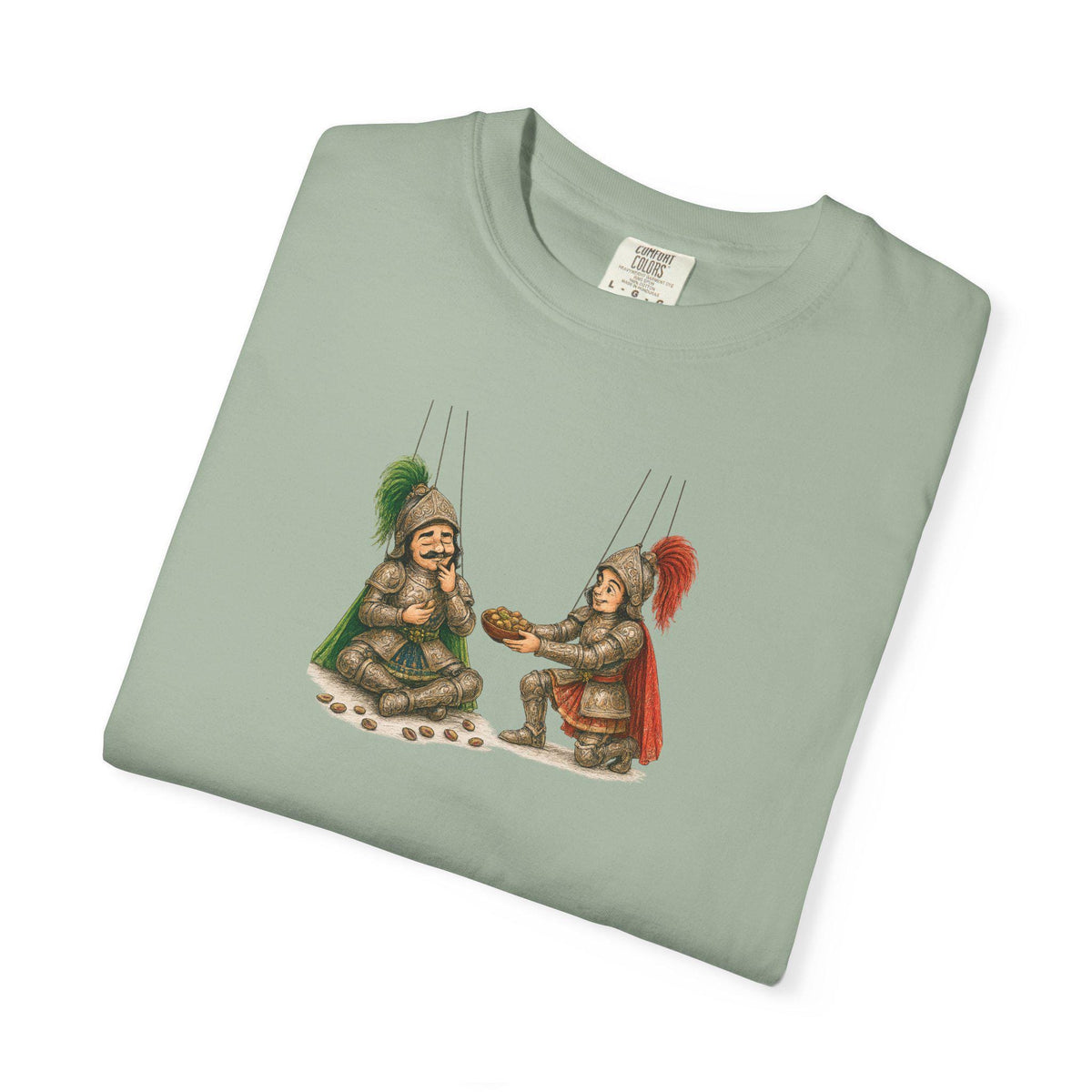 Sicilian Puppet Pistachio Shirt, Pupi Siciliani Tee, Bronte - photo 4