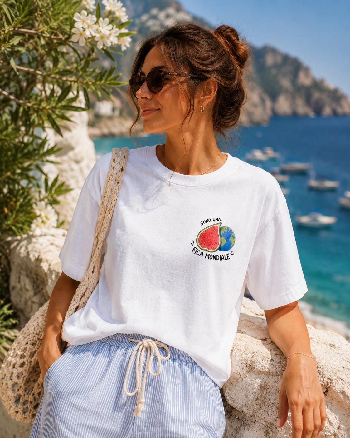 Prickly Pear Shirt, Sicilian Sass Tee, Fico d'India Italian - photo 3