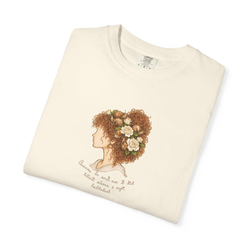 Sicilian Snail Shirt, Babbaluci Woman Portrait Tee, Italian - photo 2
