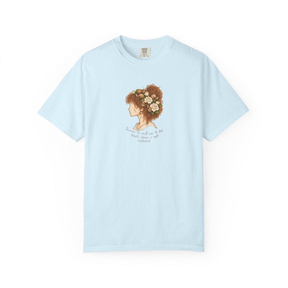 Sicilian Snail Shirt, Babbaluci Woman Portrait Tee, Italian - photo 7