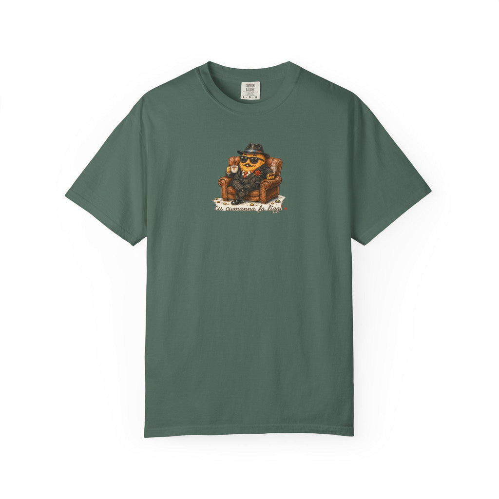 Sicilian Nonno Shirt, Arancino Character Tee, Cu Cumanna Fa - photo 6