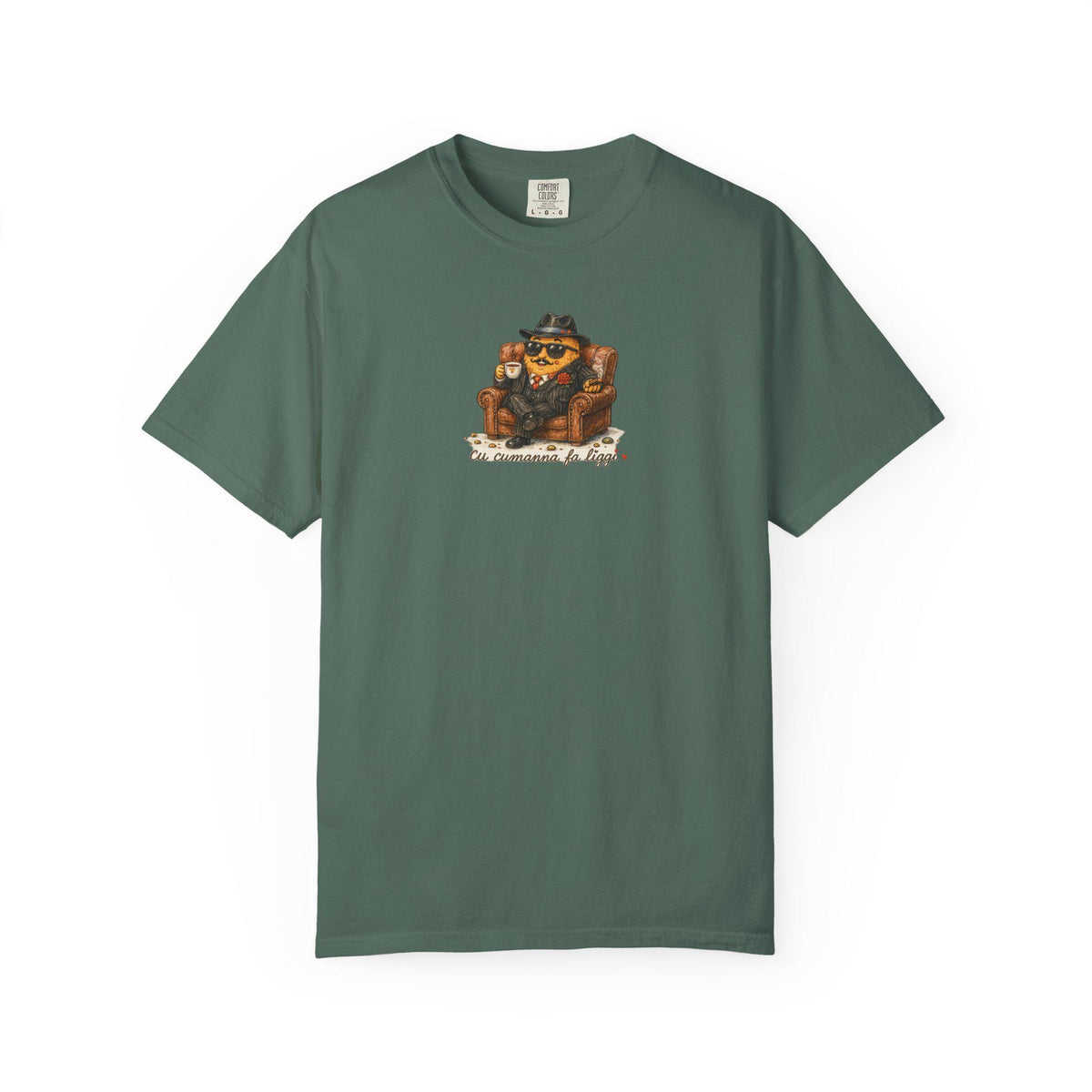 Sicilian Nonno Shirt, Arancino Character Tee, Cu Cumanna Fa - photo 6