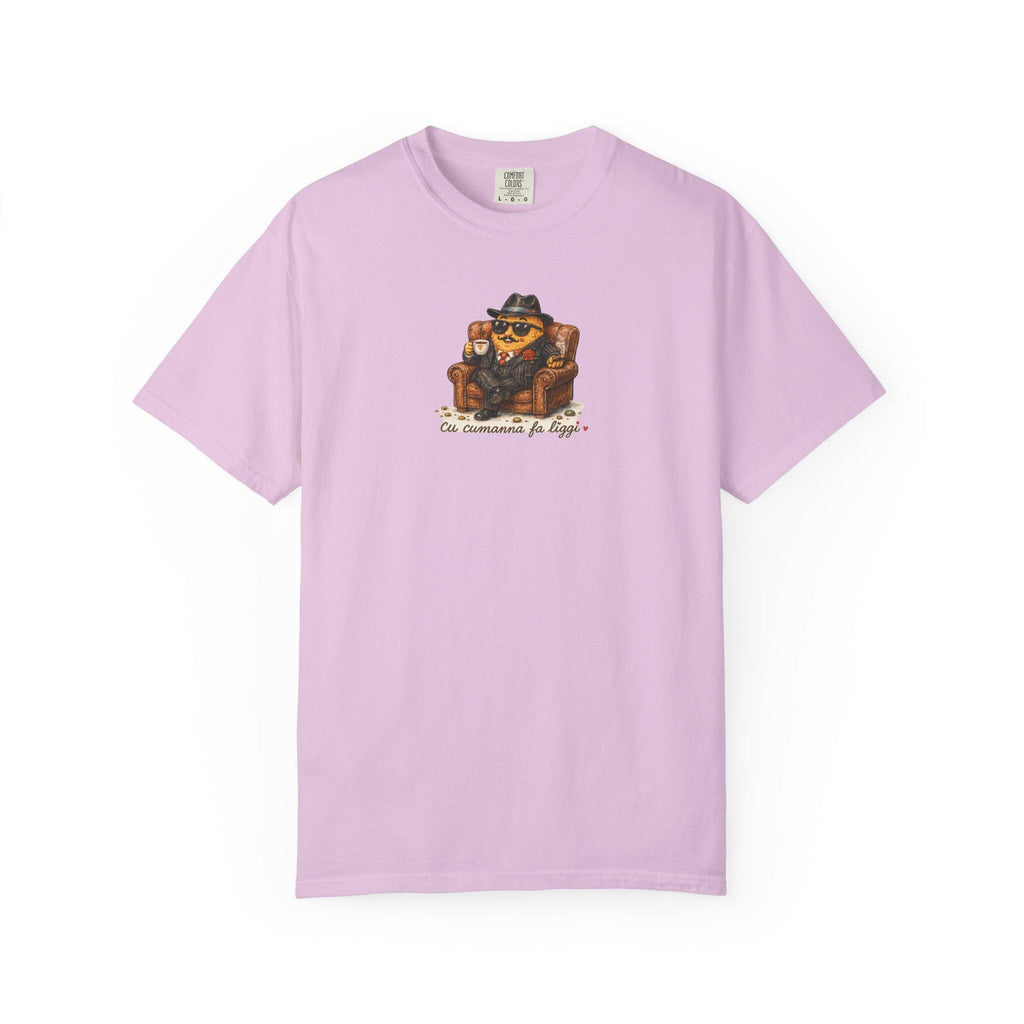 Sicilian Nonno Shirt, Arancino Character Tee, Cu Cumanna Fa - photo 10
