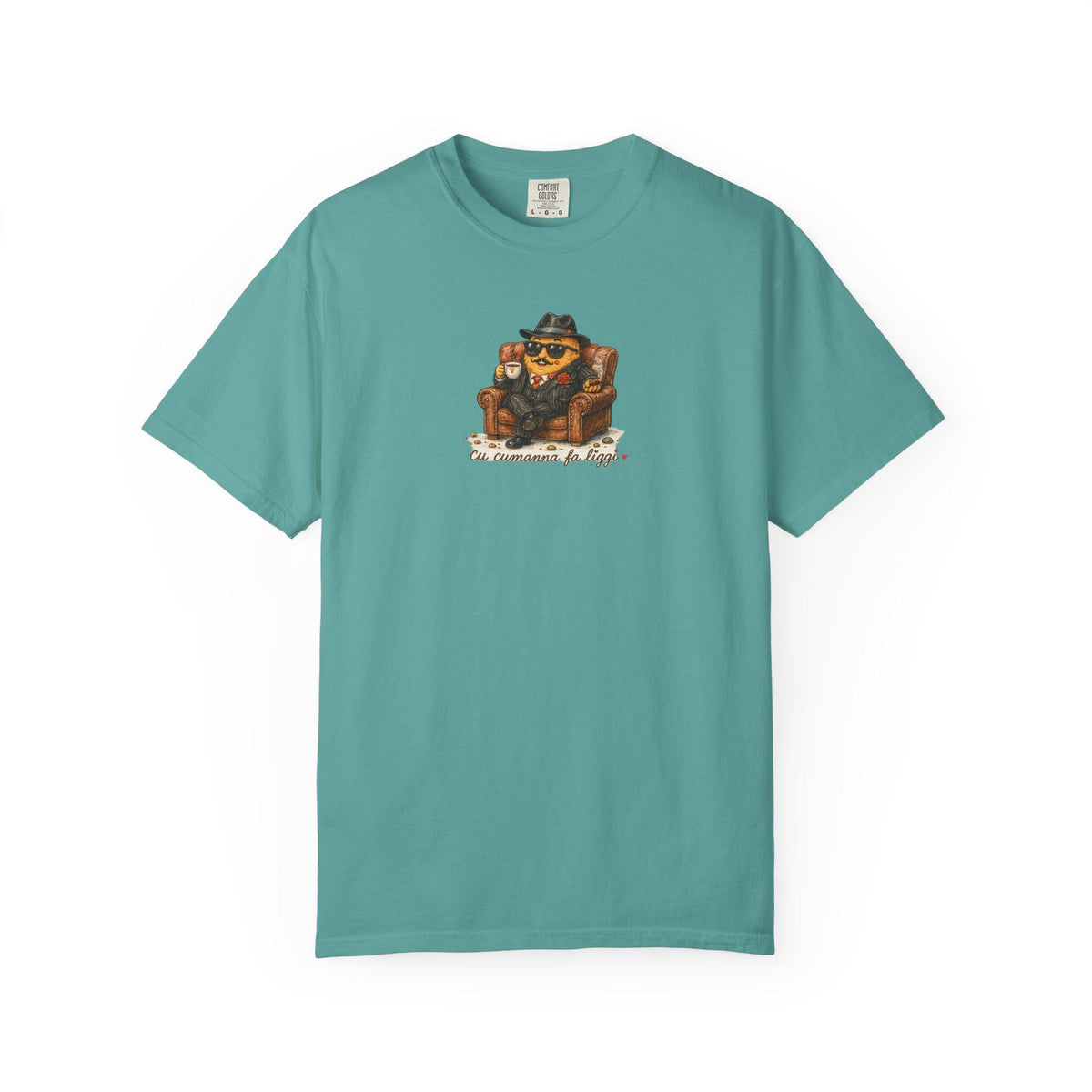 Sicilian Nonno Shirt, Arancino Character Tee, Cu Cumanna Fa - photo 1