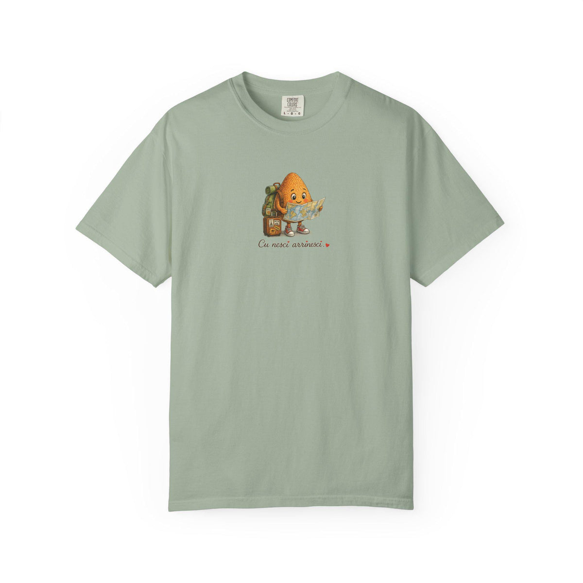Sicilian Travel Shirt, Cu Nesci Arrinesci Tee, Italian - photo 5