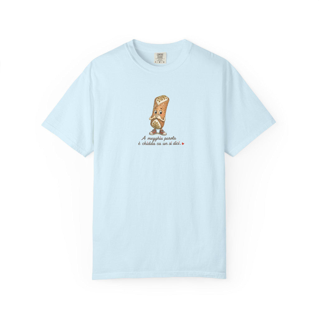 Sicilian Wisdom Cannolo Shirt, A Megghiu Parola Tee - photo 8