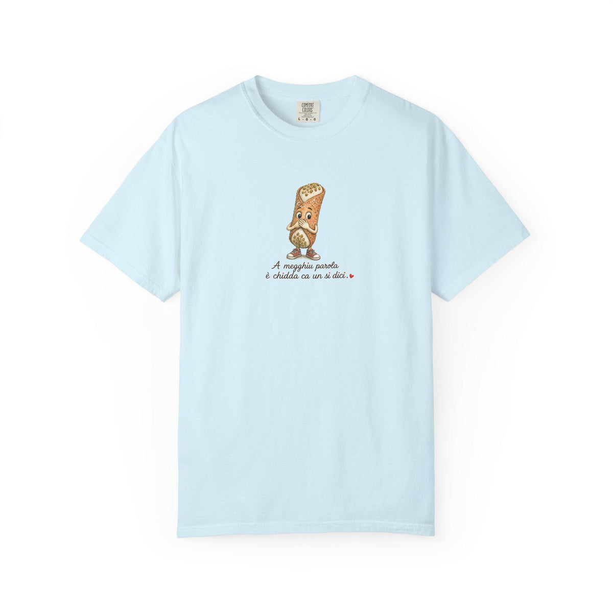 Sicilian Wisdom Cannolo Shirt, A Megghiu Parola Tee - photo 8