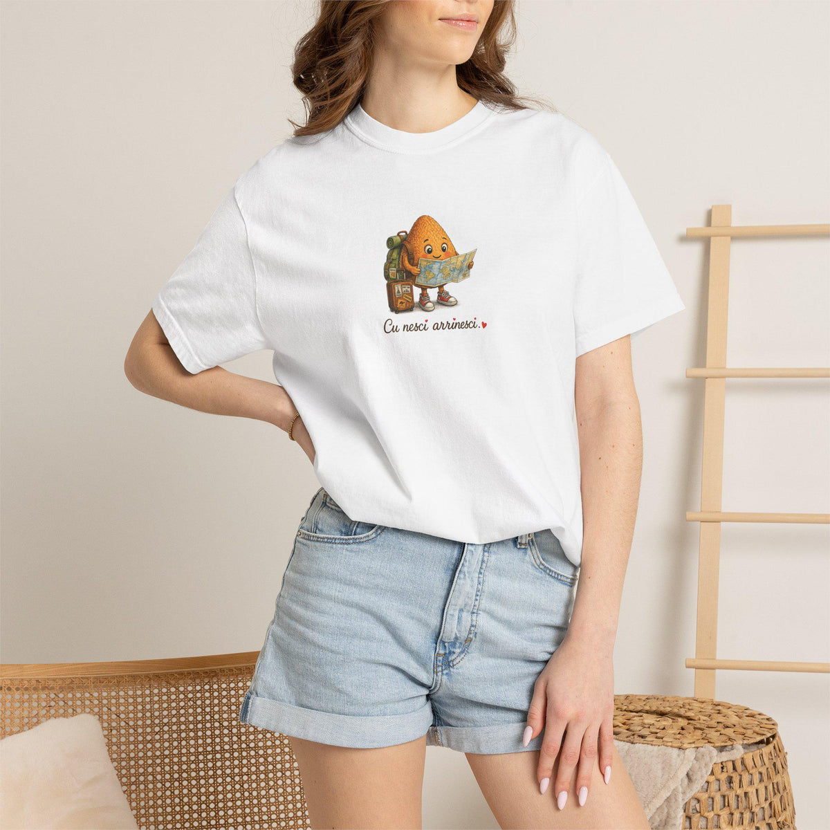 Sicilian Travel Shirt, Cu Nesci Arrinesci Tee, Italian - photo 1